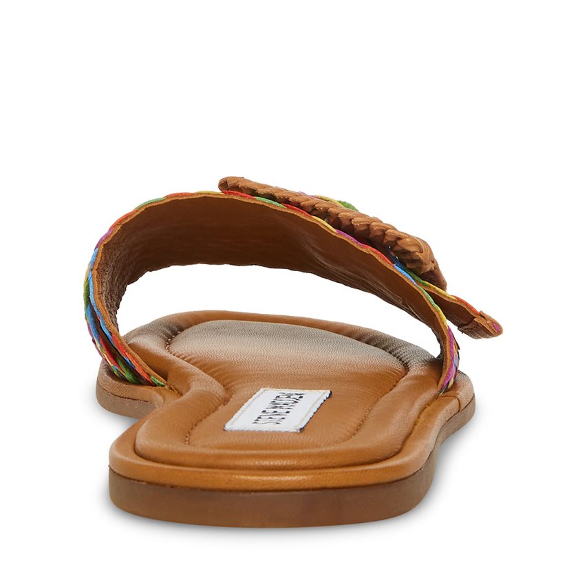 Brown Steve Madden Della Women's Slides | PH 7305UWI